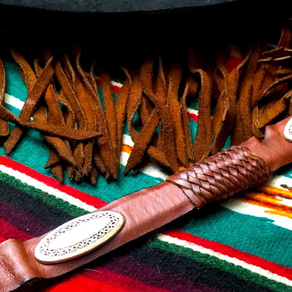 Vintage Leather Concho Belt - Picture 6 of 7